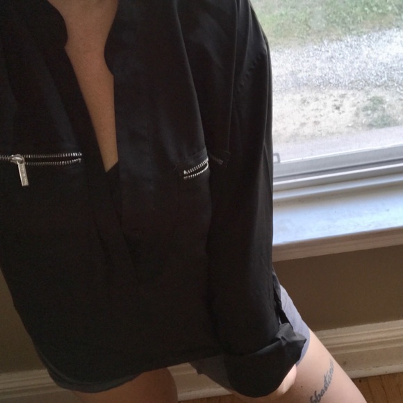 MICHEAL KORS black chic blouse - Picture 1 of 6